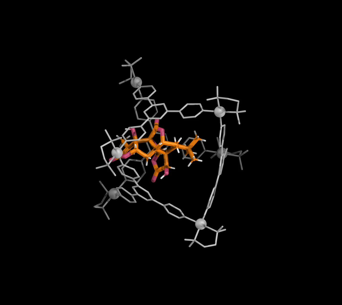 Ginkgolide A ordered by a second-generation coordination-cage host
